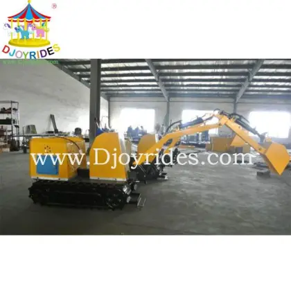 Amusement theme park equipment kids amusement excavator