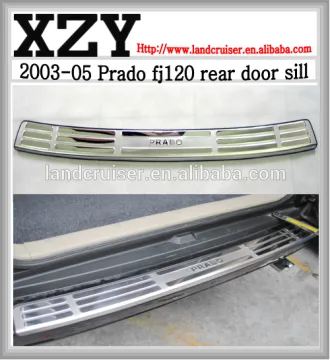 toyota prado fj120 rear door sill,oe style rear door sill for prado fj120 2003-06,