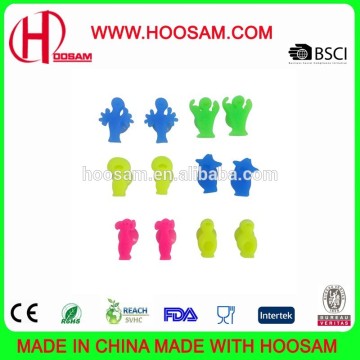Various Cute Suction Wine Cup Silicone Glass Markers/Cup Tags for Party