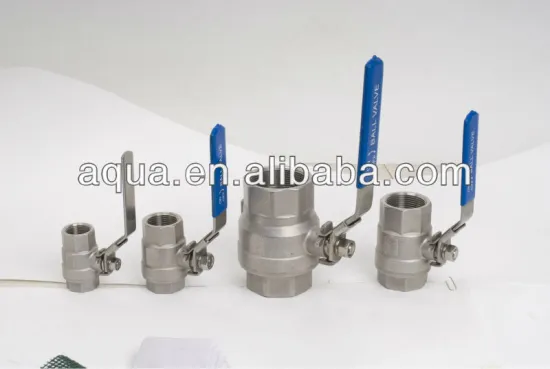 Low pressure stainless steel ball valve