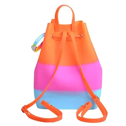 Waterproof Silicone Fashion Candy Silicone Day Backpack