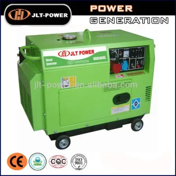 Silent generator 5kw 186FA diesel engine air cooled diesel generator