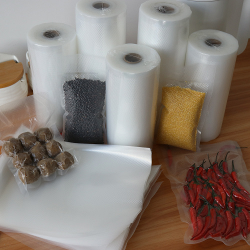 Sous Vide Vacuum Sealing Plastic Bag with Textured Surface
