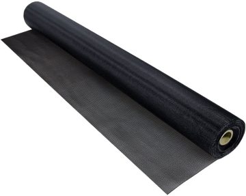 Pet protection black pvc coated polyester insect mesh