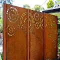 Schermi decorativi in ​​acciaio corten