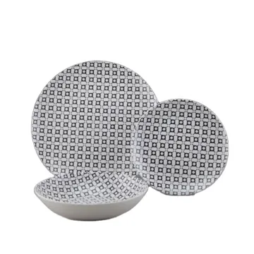 Wholesale Cheap Wedding Party Ceramic Dinnerware Plate Sets
