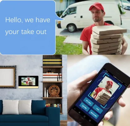 ip video phone doorbell wifi screen video doorbell