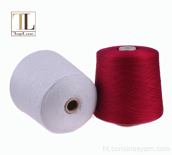 Topline knitted polyamide rayon melanj fil viscose