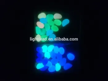 Garden decoration glowing artificial pebble stone wholesale