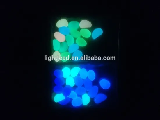 Garden decoration glowing artificial pebble stone wholesale