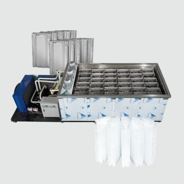 2T przemysłowy Big Ice Blocks Maker: Clear Block Ice Plant Maszyna z zbiornikiem solankowym