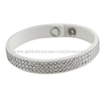 Rhinestone czech crystal bracelet for fashion person