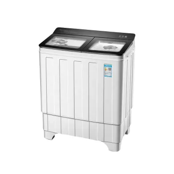 Washing Machine: 10/12kg Semi-Automatic Double Cylinder with Stainless Steel Double Barrel for Large Capacity, Ideal for Household Use