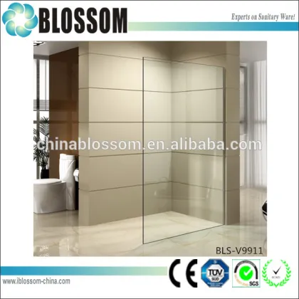 l shaped shower bath tempered glass shower door,shower wall,shower screen
