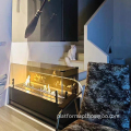 Smart WiFi Control In-Wall Ethanol Fireplace for Home