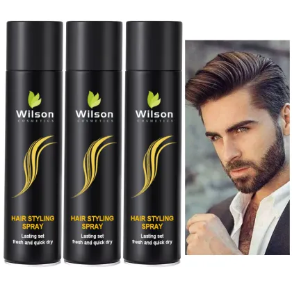 Lightweight Nourishing Hair Styling Spray for Silkening and Volume