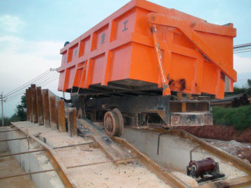 side dumping wagon mining machine KZ4