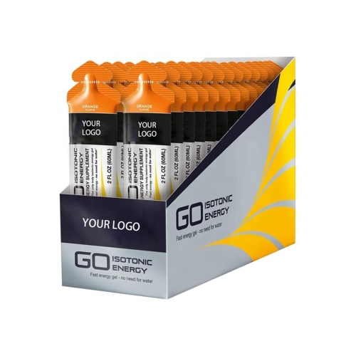 Gel d'énergie nutritionnelle sportive Packs Pre-Workout Gel