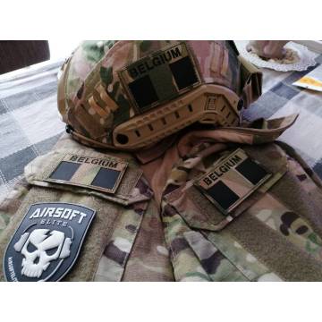 Toppe in velcro personalizzate Morale tattico in nylon militare