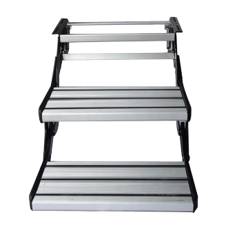 TopwellRV Economic RV Double Foot Steps Board - Outdoor Camper Stairs Accessory