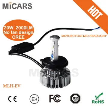 Motorcycle lamp bulb H4 20W 2000lm led headlight for motorcycle