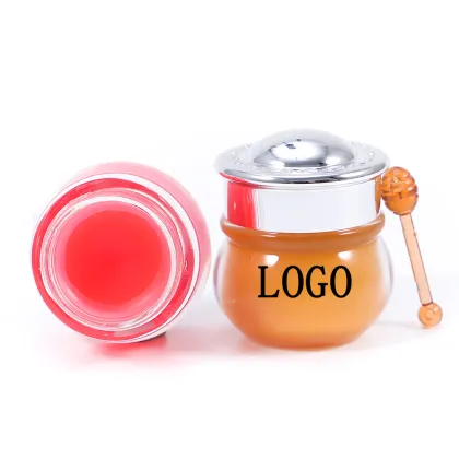 Strawberry Tinted Vegan Lip Balm - Moisturizing Lip Mask & Sleeping Mask