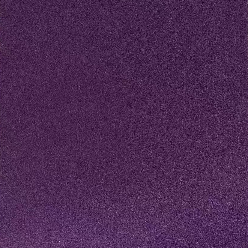Knitted wool polyester needle punched brushed fabric