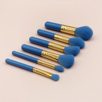 6pcs Portable Powder Blusher Brush Set with Holder