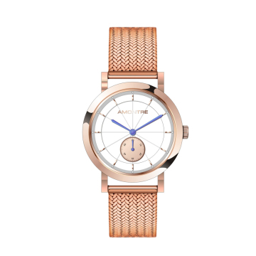 Women Quartz Wrist Watch Genuine Leather