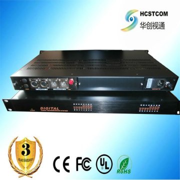 Digital TV Broadcasting Equipment over Fiber Optic