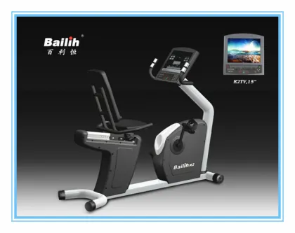 body fit 100 xr recumbent exercise bike, Bailih fitness bike model R2 with TV optional