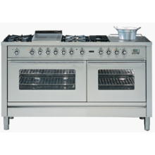 100cm Double Electric Oven 6 Burner