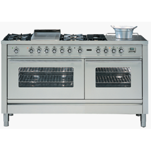 100cm Double Electric Oven 6 Burner