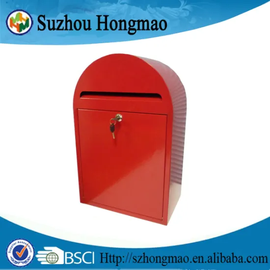 Wall Mounted Steel Mailbox with lock