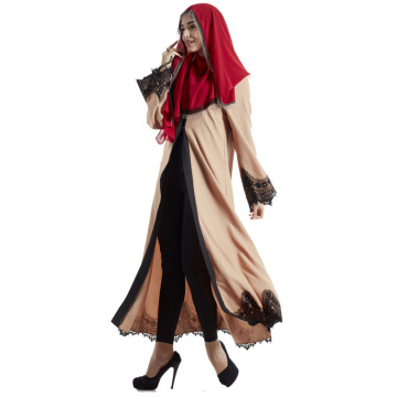 Robe Jalabiya Abaya feminino de Dubai tamanho único preto