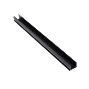 Free Cutting Black PVC Cover Strip with Groove - 10 390.0400A.01