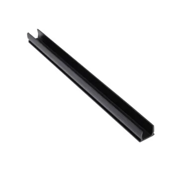 Free Cutting Black PVC Cover Strip with Groove - 10 390.0400A.01