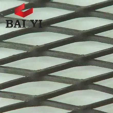 Black Expanded Metal Mesh