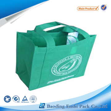 biodegradable custom logo printed cheap foldable promotional shopping non-woven bag