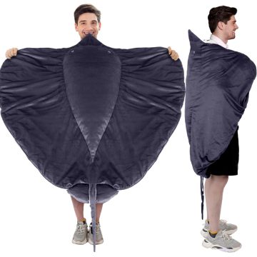 Kawaii Animal Blankets and Mats for Children: Devil Fish, Manta Ray, and More