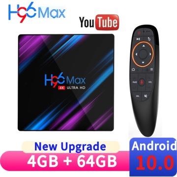 2020 H96 MAX RK3318 Smart TV Box Android 10.0 4GB 32G 64GB 4K Youtube Media player H96MAX TV BOX Android TV Set top box 2GB 16GB