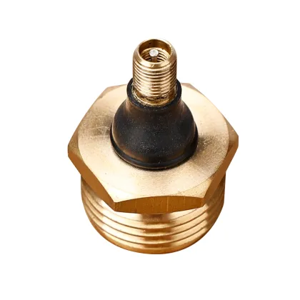 Brass Blowout Adapter for RV Antifreeze Systems