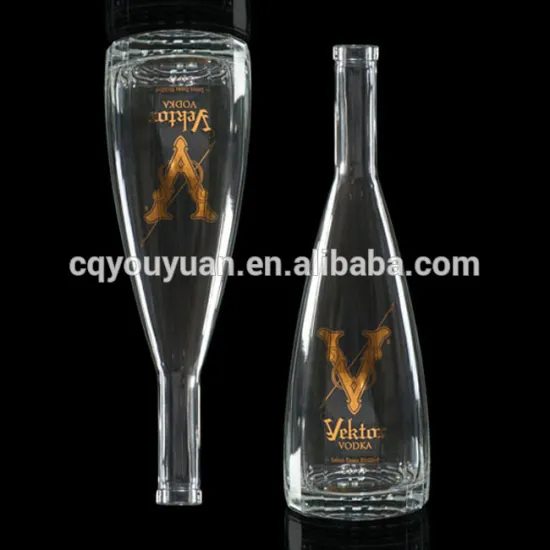 Heavy Weight 750ML Whisky Glass Bottle 750ML Black Color Glass Bottle for Wine