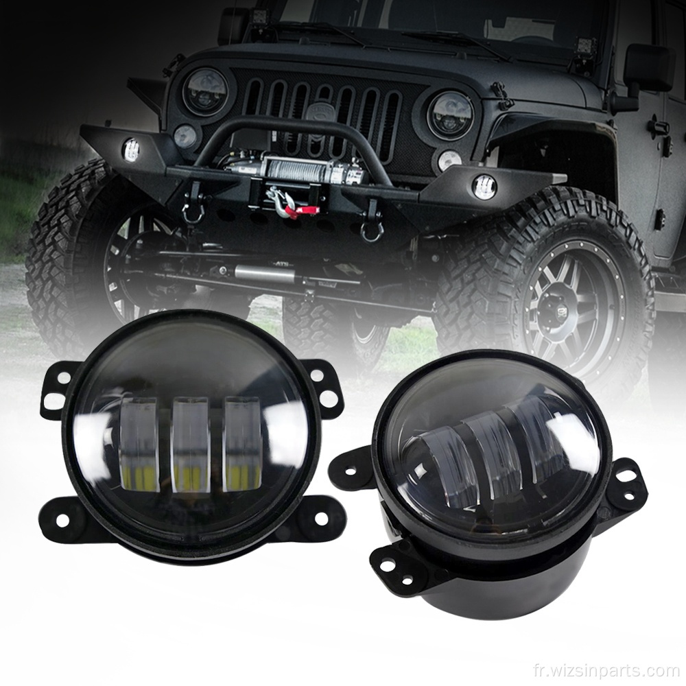 Lumières brouillard pour Jeep Wrangler JK 2007-2018