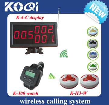 เดสก์ท็อปคาเฟ่บ้านพักเพจเจอร์ระฆังระบบ 433.92MHz