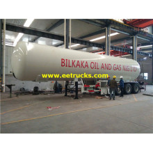 56000l 3 axle LPG صهريج نصف مقطورة