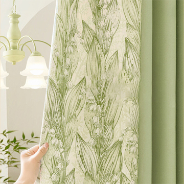 Luxurious Hotel Soundproof Majalis Printed Window Curtain