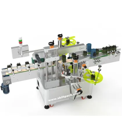 Automatic Labeling Machine for Flat Bottles - Two Sides Automation