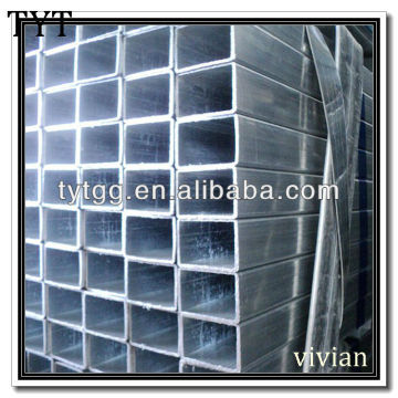 1x1 inch cs pre galvanized square steel pipe