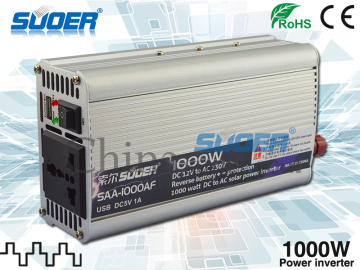 Suoer Manufacture DC AC Power Inverter 1000w 12v 220v